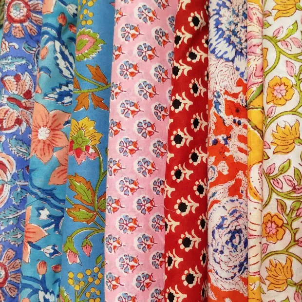 Les Indiennes en Block print