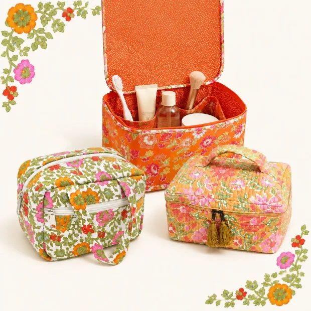 Vanity femme et petits vanitys colorés